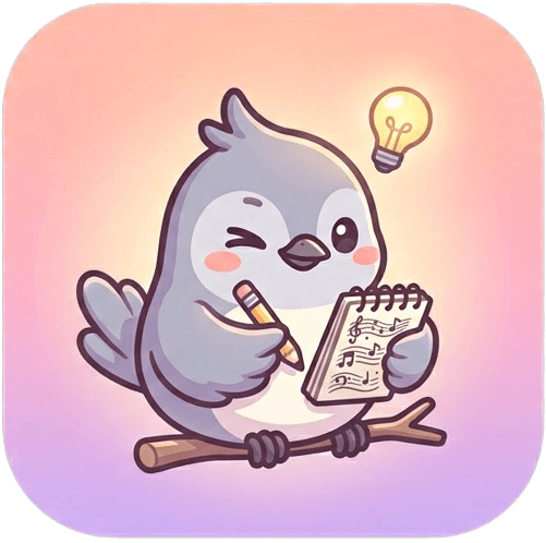Refrain mascot writing in Songwriting Circles