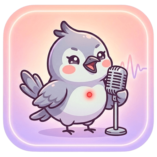 Refrain mascot recording in Karaoke Studio